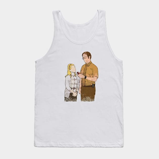 the office angela and dwight dunder mifflin Tank Top by truefriend